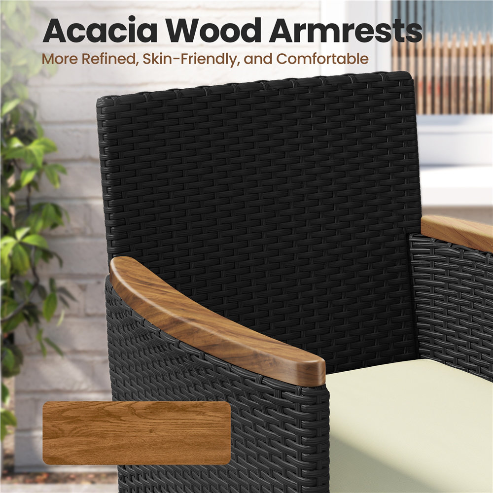 Zovika Elegant wicker seating set - Image 5