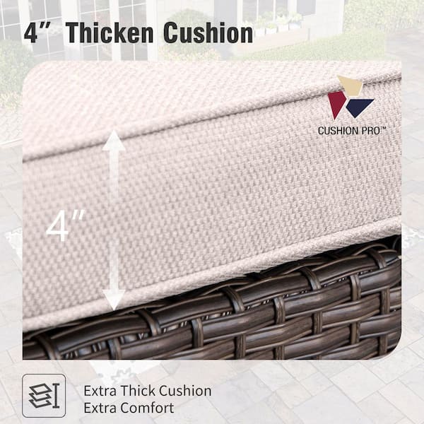 Zovika Outdoor 7 Seater Sofa set - Image 4
