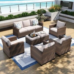 Zovika Outdoor 7 Seater Sofa set