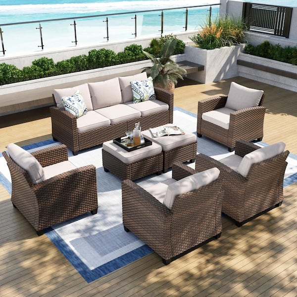 Zovika Outdoor 7 Seater Sofa set