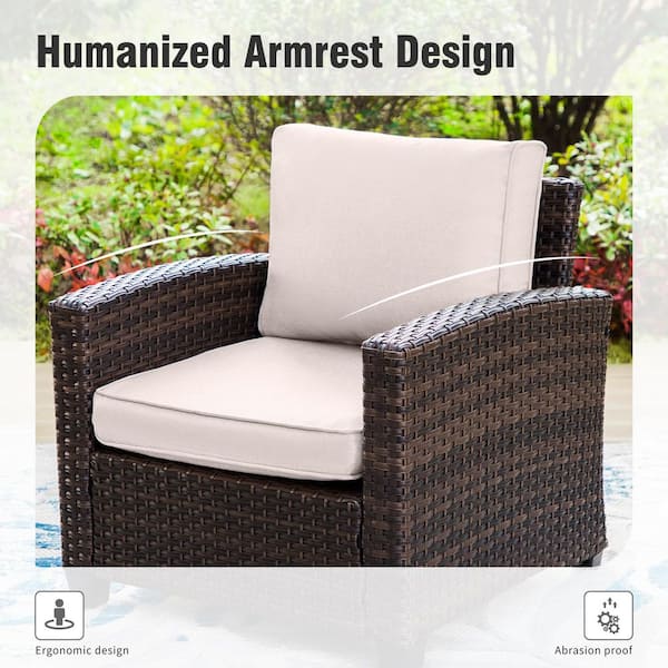 Zovika Outdoor 7 Seater Sofa set - Image 6