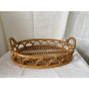NATURAL RATTAN CANE TRAY