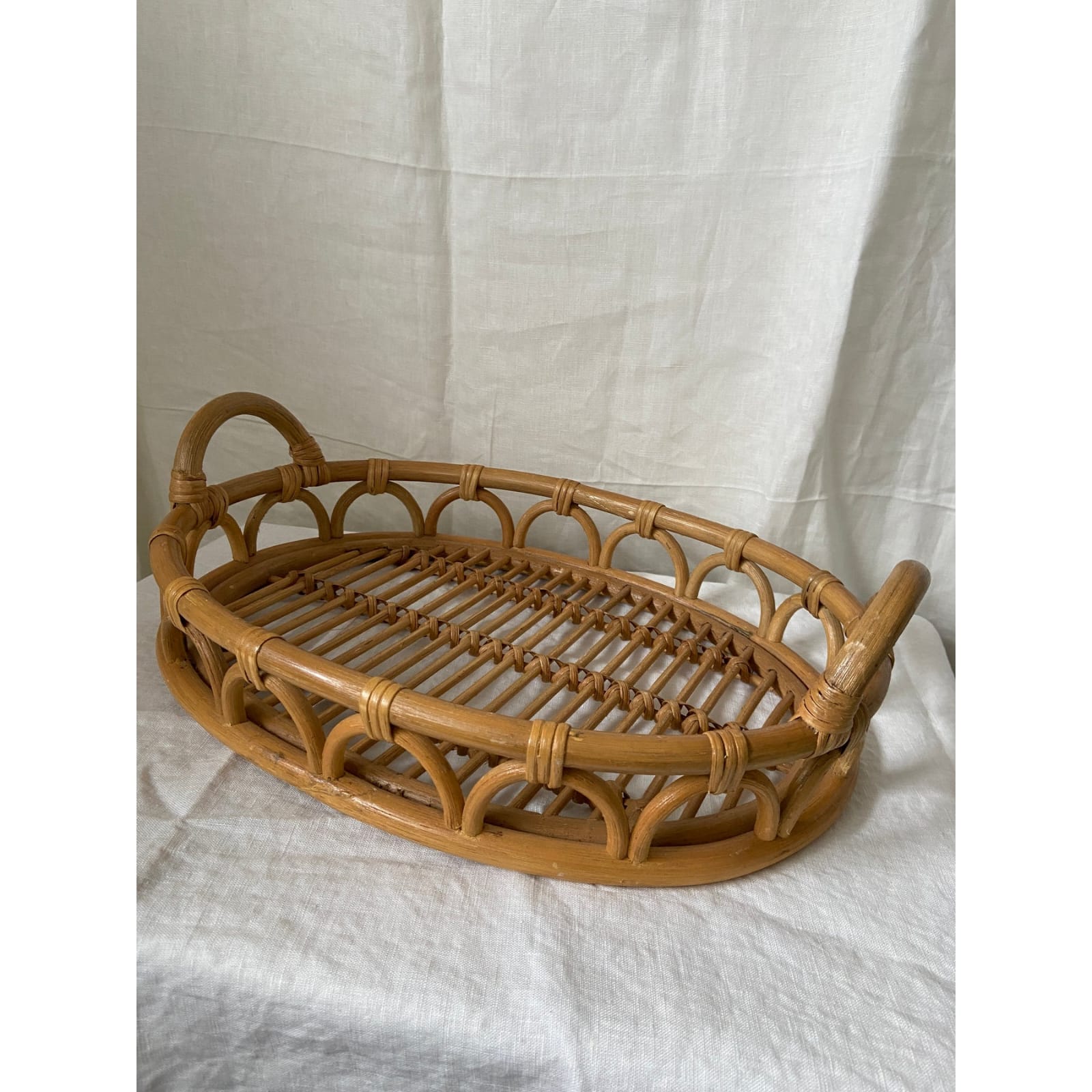 NATURAL RATTAN CANE TRAY - Image 4