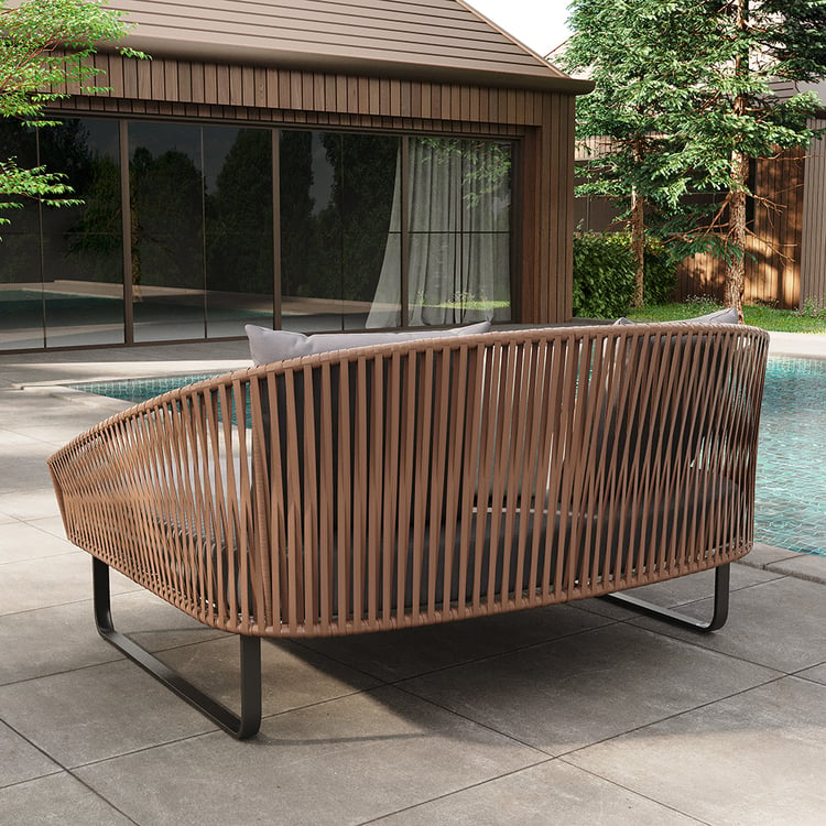 Zovika Elegant and Comfy Rope braided Sunbed - Image 5