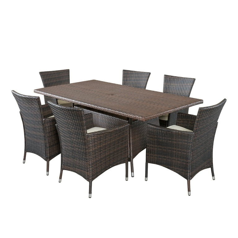 Zovika 6 Seater Outdoor Patio Dining set - Image 2