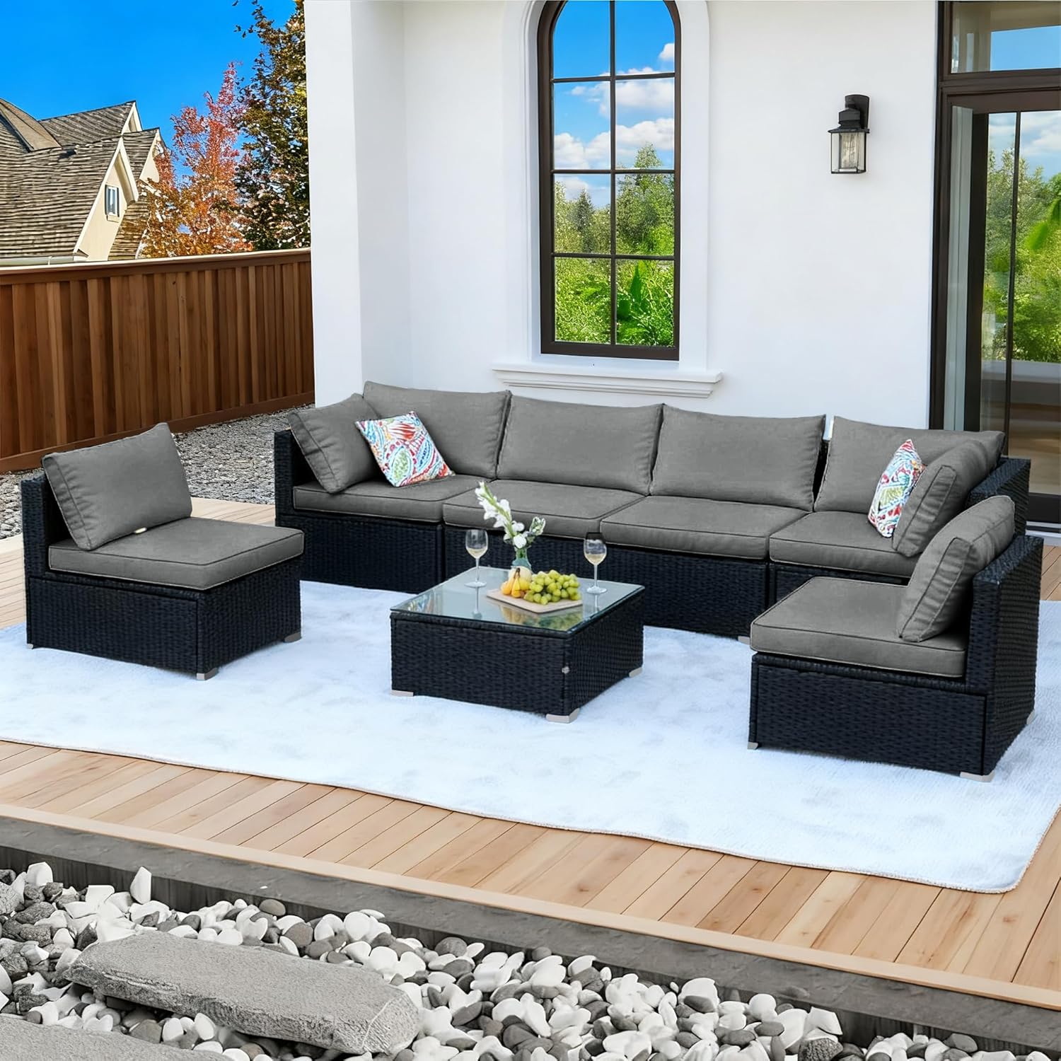 ZOVIKA ALL WEATHER PATIO GARDEN SOFA SET