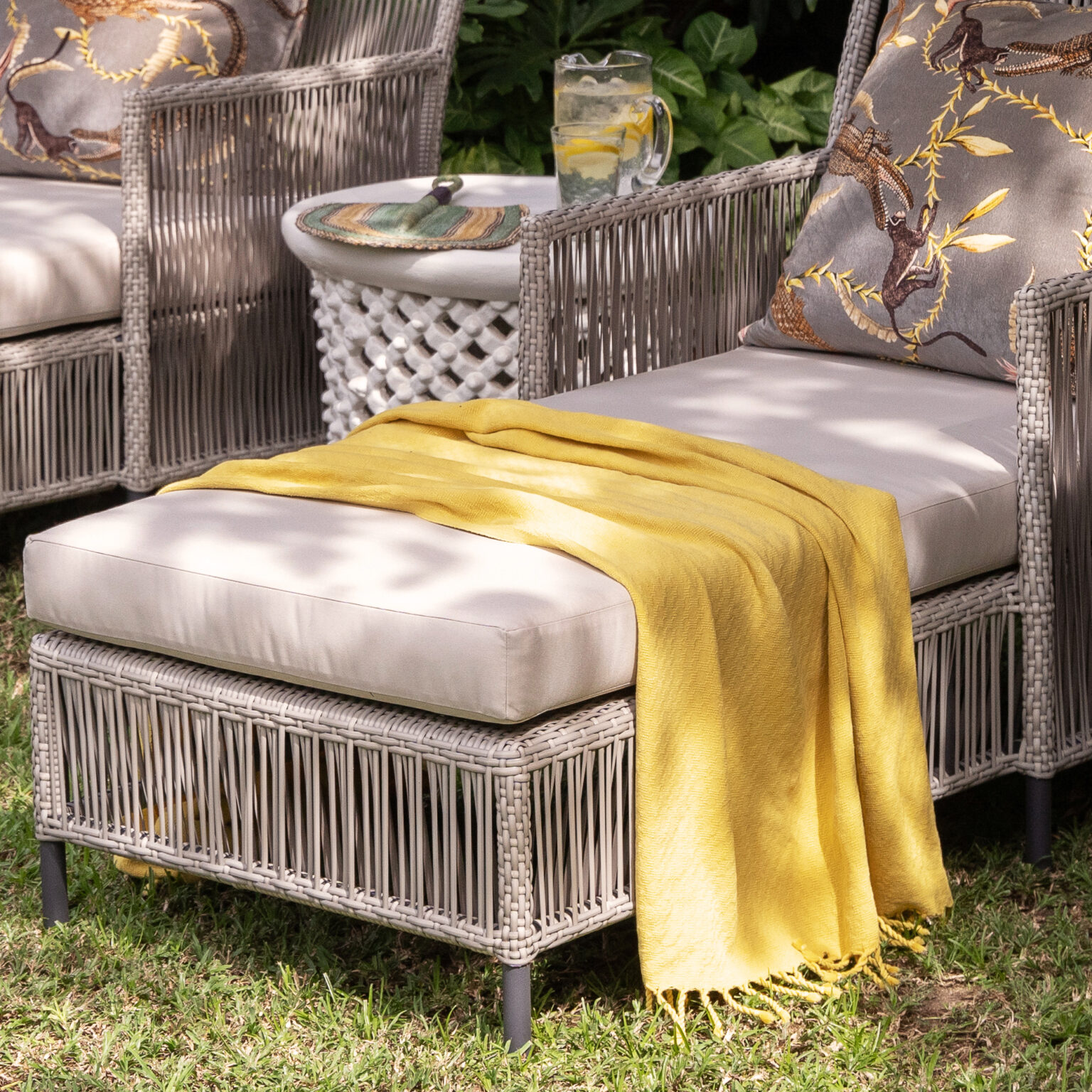 Zovika Striking Outdoor Pool lounger Set - Image 2