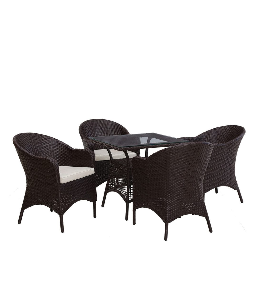 Zovika Premium Outdoor 4-Seater Dining Set - Image 2