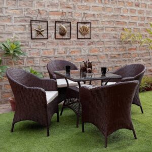 Zovika Premium Outdoor 4-Seater Dining Set
