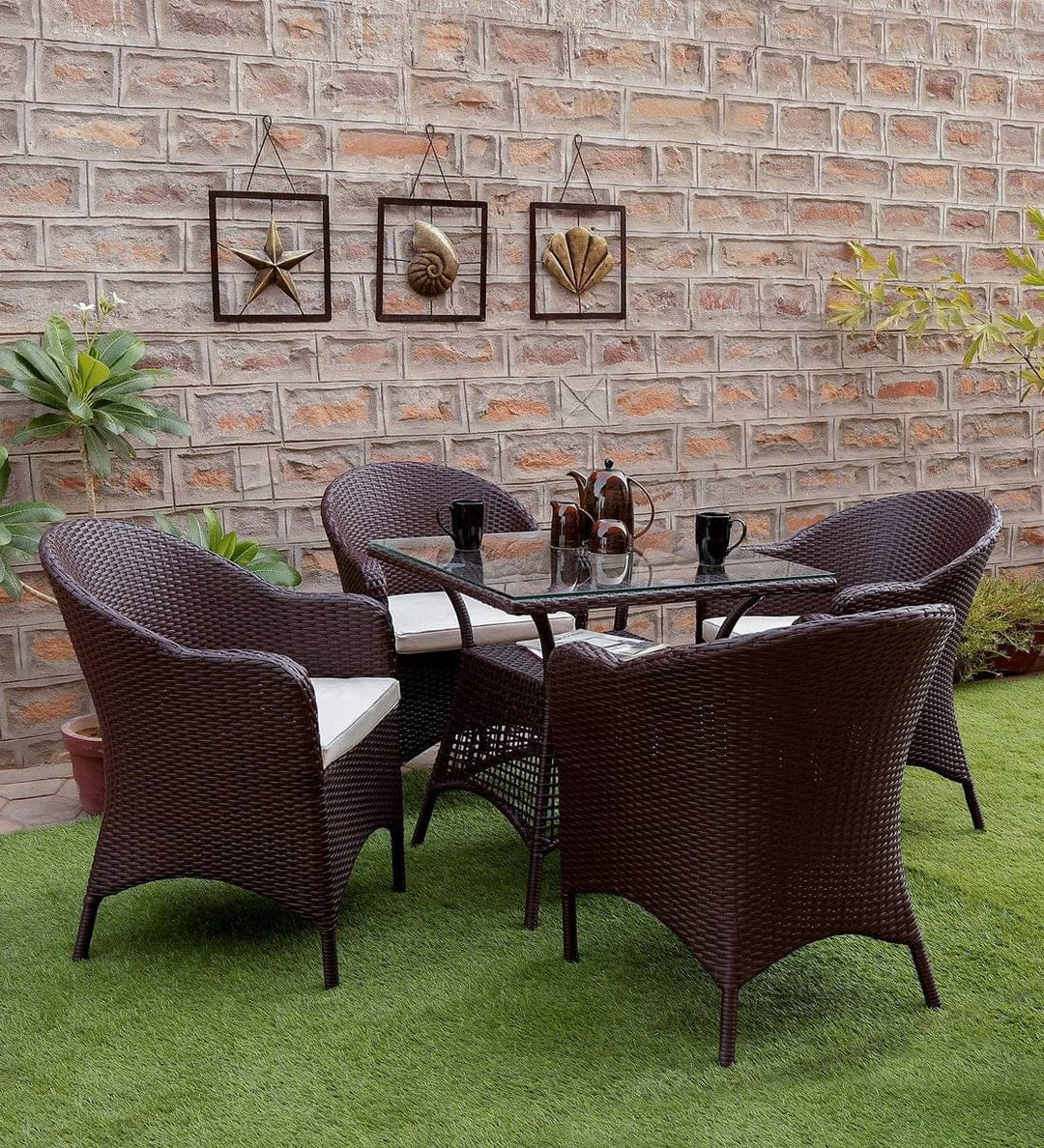 Zovika Premium Outdoor 4-Seater Dining Set