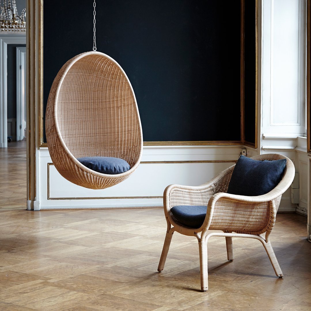 INDOOR NATURAL CANE HANGING SWING WITHOUT STAND - Image 4