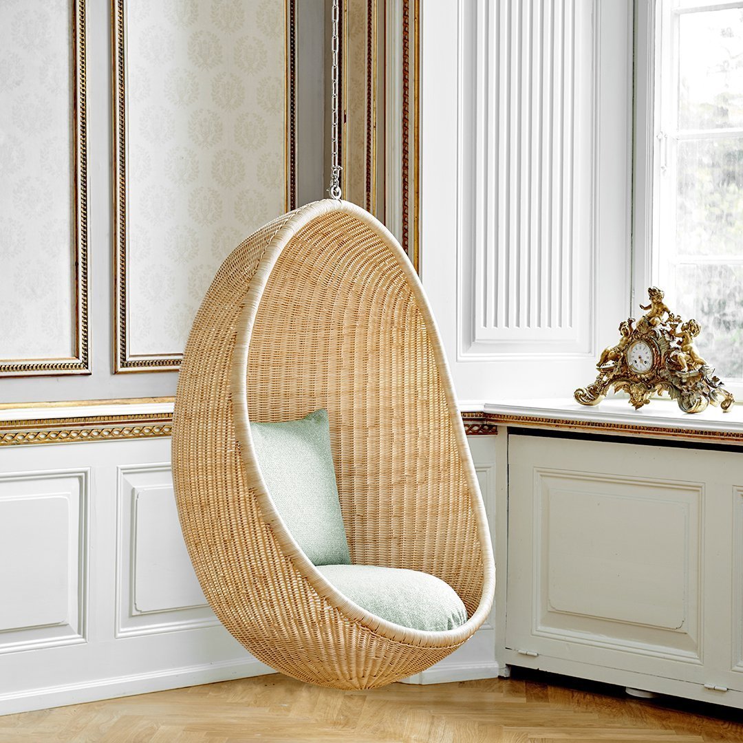 INDOOR NATURAL CANE HANGING SWING WITHOUT STAND - Image 2