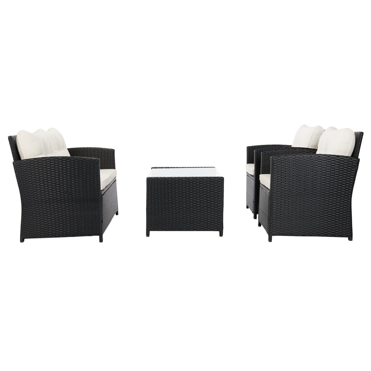 Outdoor 4 Seater Wicker cane Sofa set - Image 2