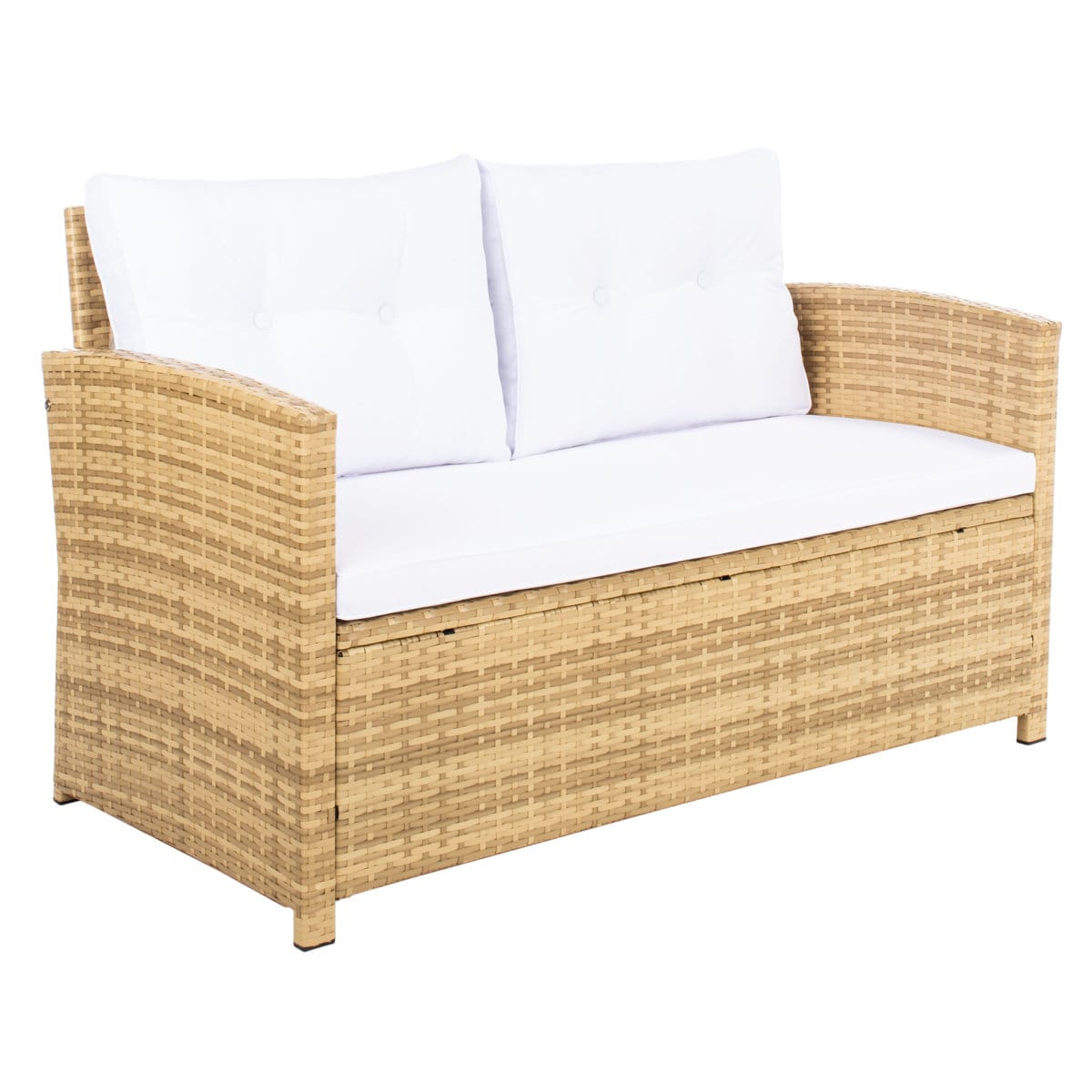 Outdoor 4 Seater Rattan cane sofa set - Image 5