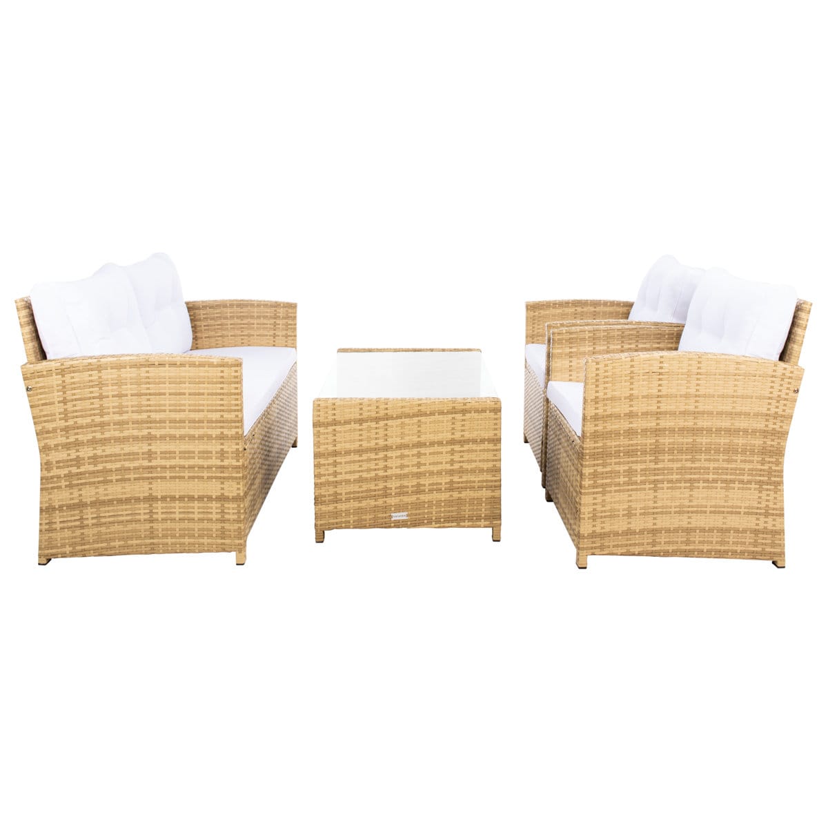 Outdoor 4 Seater Rattan cane sofa set - Image 7