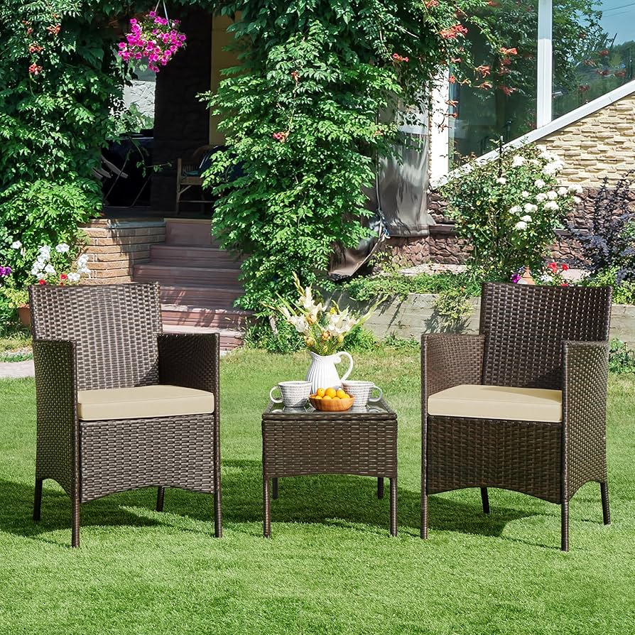 Zovika Stylish 2 Chair and 1 Table set for cozy spaces - Image 2