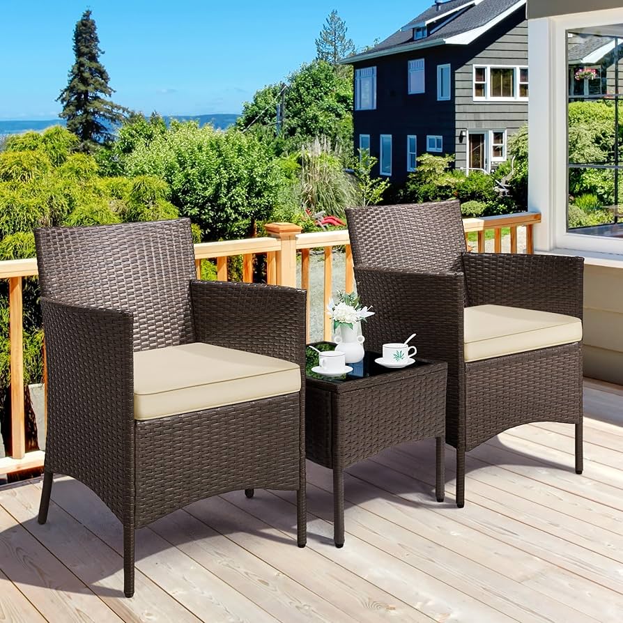 Zovika Stylish 2 Chair and 1 Table set for cozy spaces