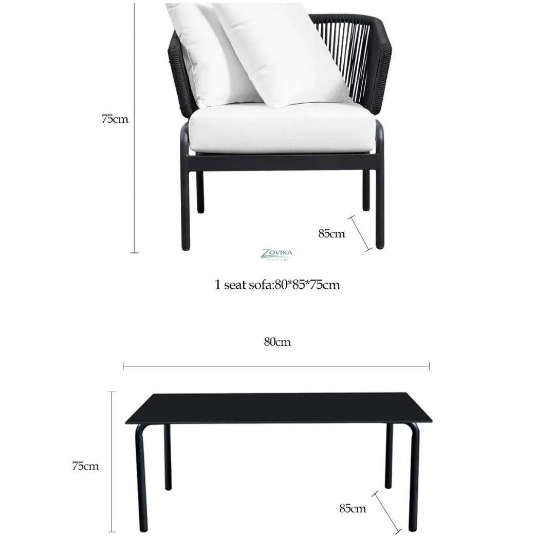 Summit Luxe Rope Lounge Set - Image 2