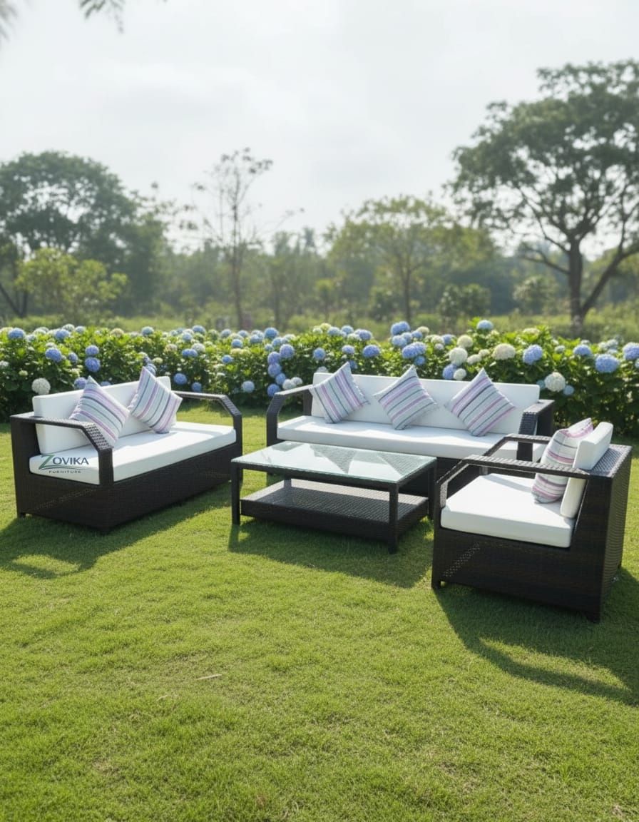 MeadowLine Wicker Lounge Set