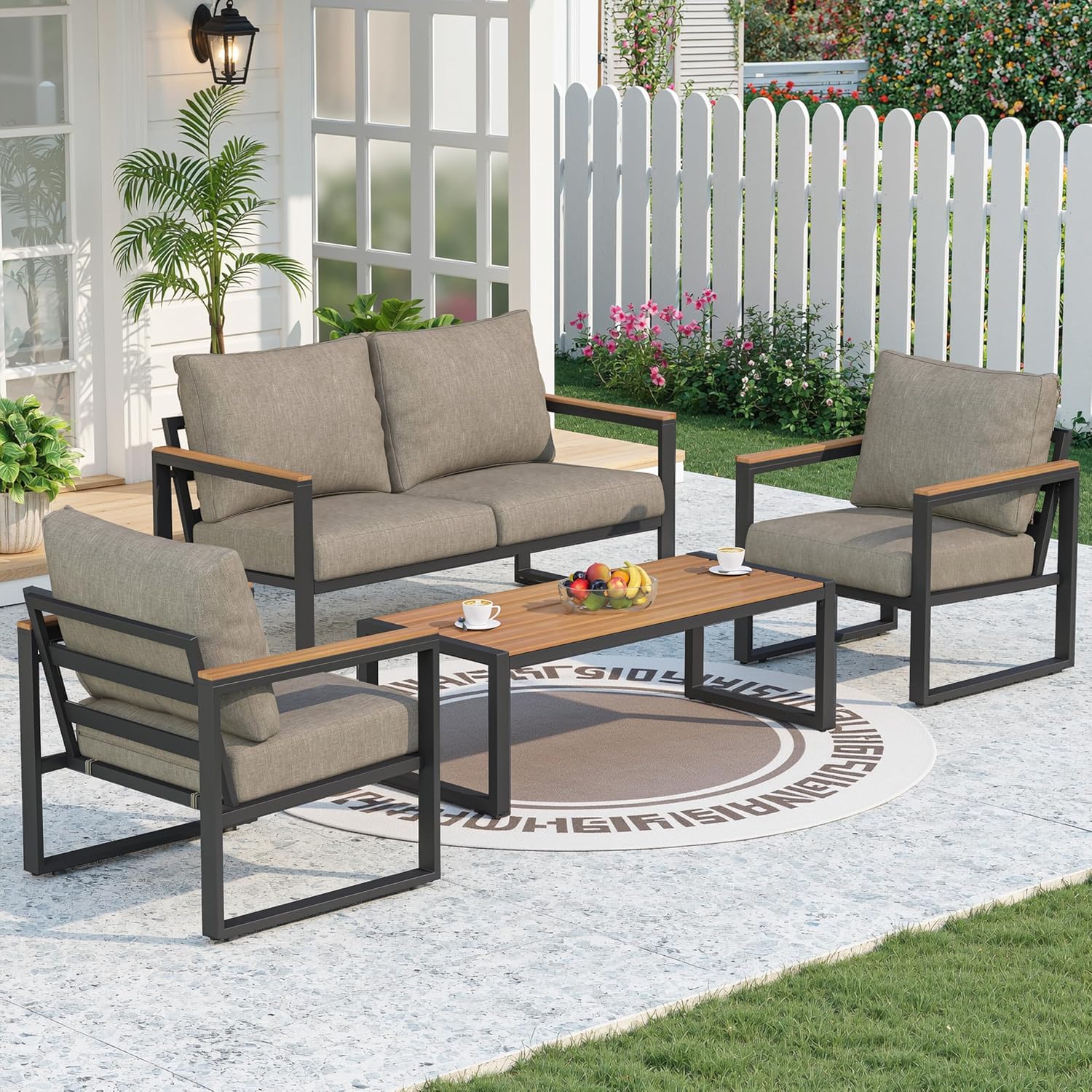 Zovika Cassian Outdoor Lounge Set