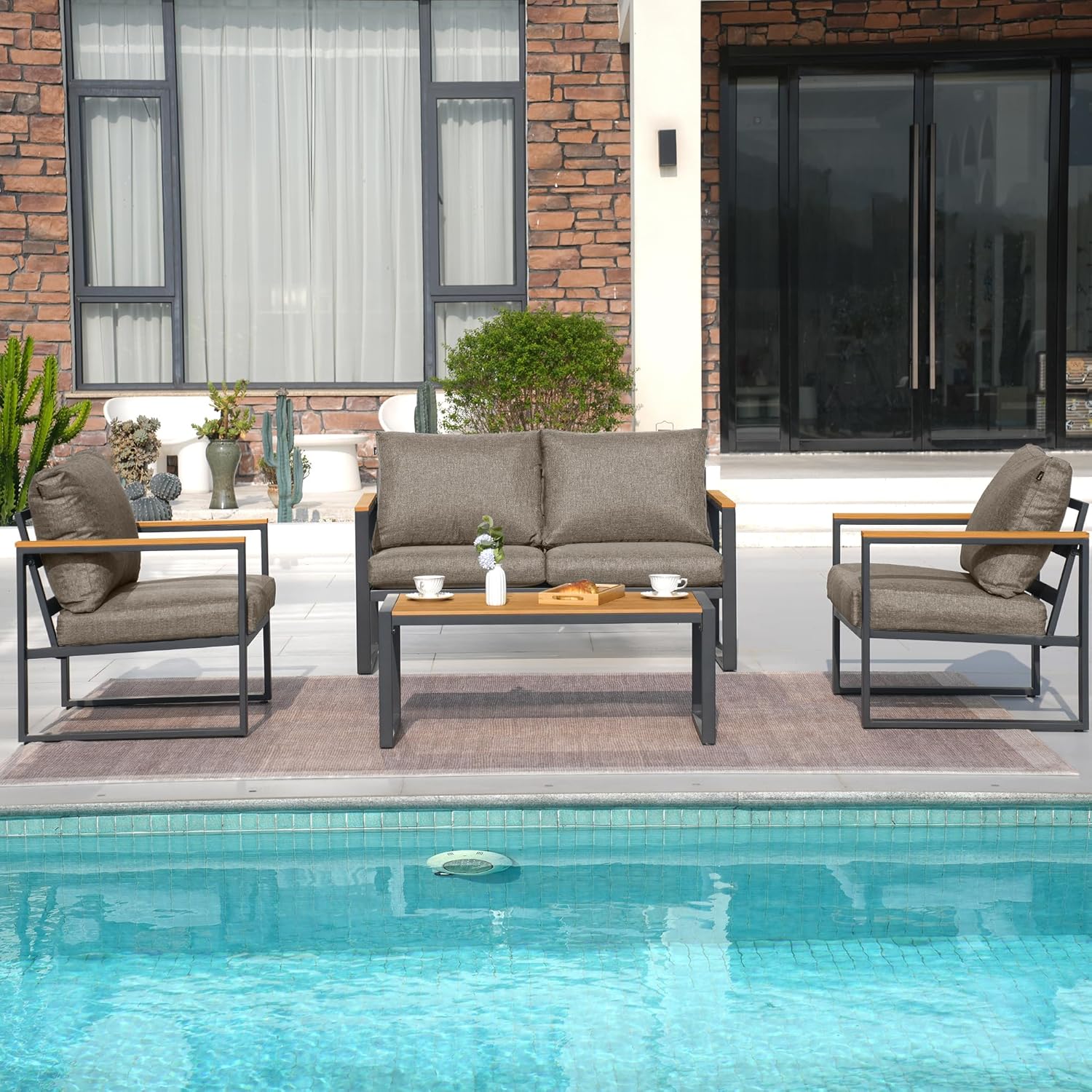 Zovika Cassian Outdoor Lounge Set - Image 5