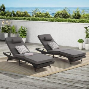 Marina Outdoor Loungers (Set of 2)