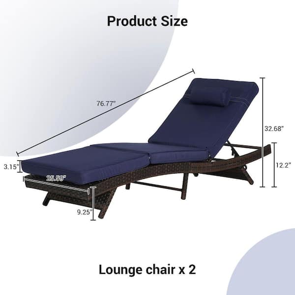 Zovika All Weather Wicker Lounger Set - Image 5