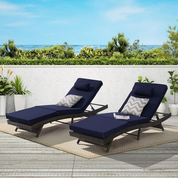 Zovika All Weather Wicker Lounger Set - Image 2