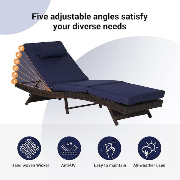 Zovika All Weather Wicker Lounger Set - Image 4