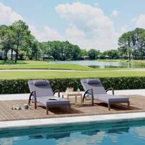 Zovika Wicker Adjustable Lounger