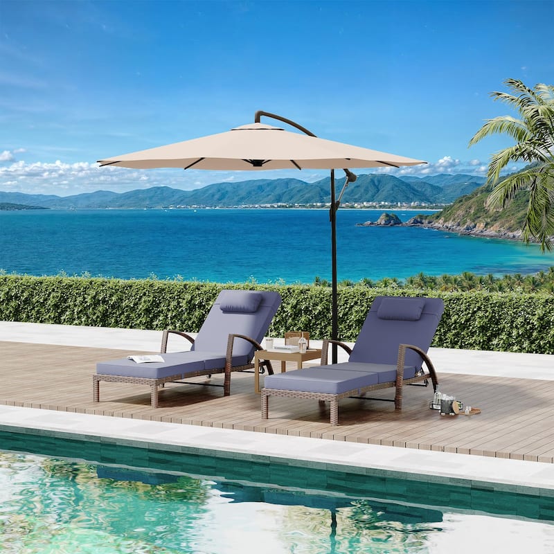 Zovika Wicker Adjustable Lounger - Image 2
