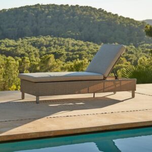 Zovika Rattan Chaise Lounge