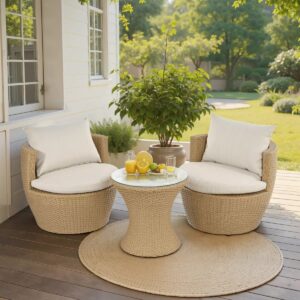 Zovika 2 Chair and 1 Table Balcony Set
