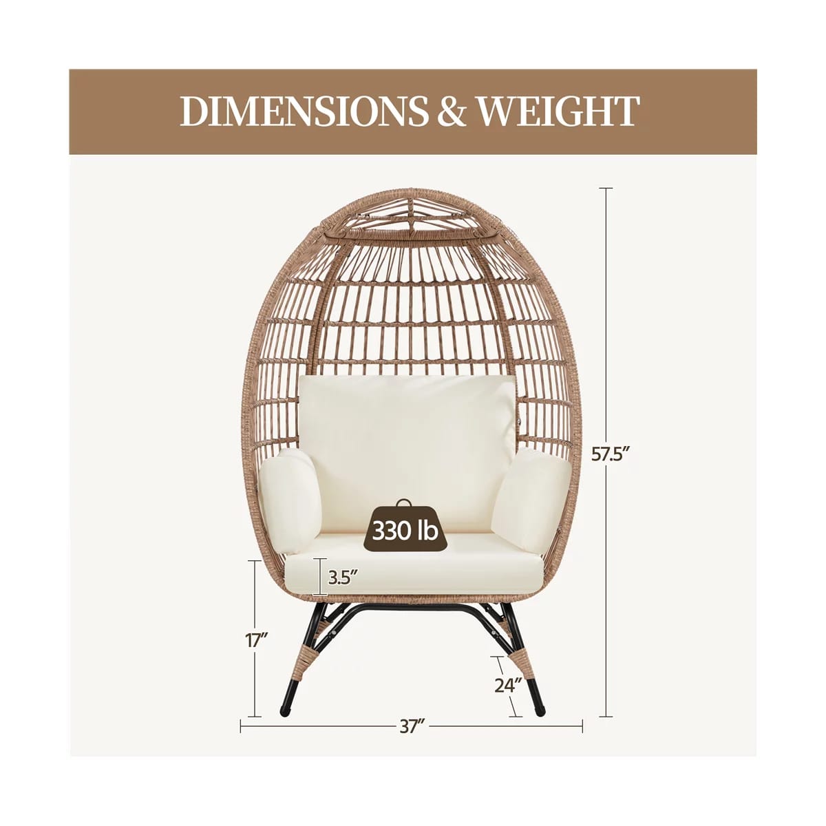 HavenNest Rattan Highback Chair - Image 3