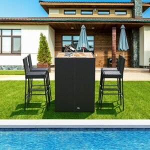 Zovika Atlas Wicker Bar Set