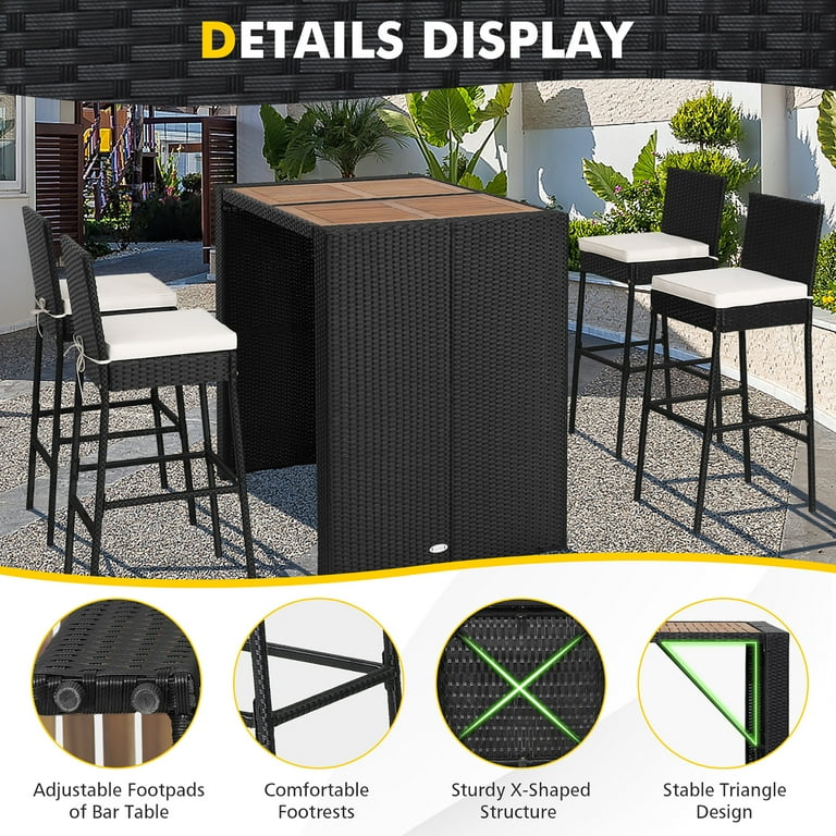 Zovika Atlas Wicker Bar Set - Image 6
