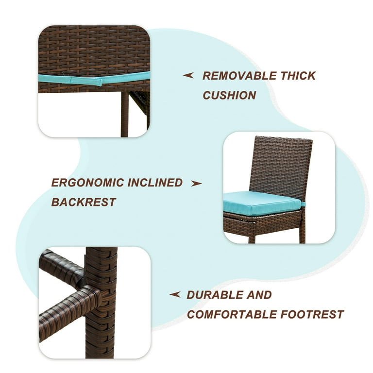 Caesar Wicker Bar Chairs (Set of 2) - Image 6
