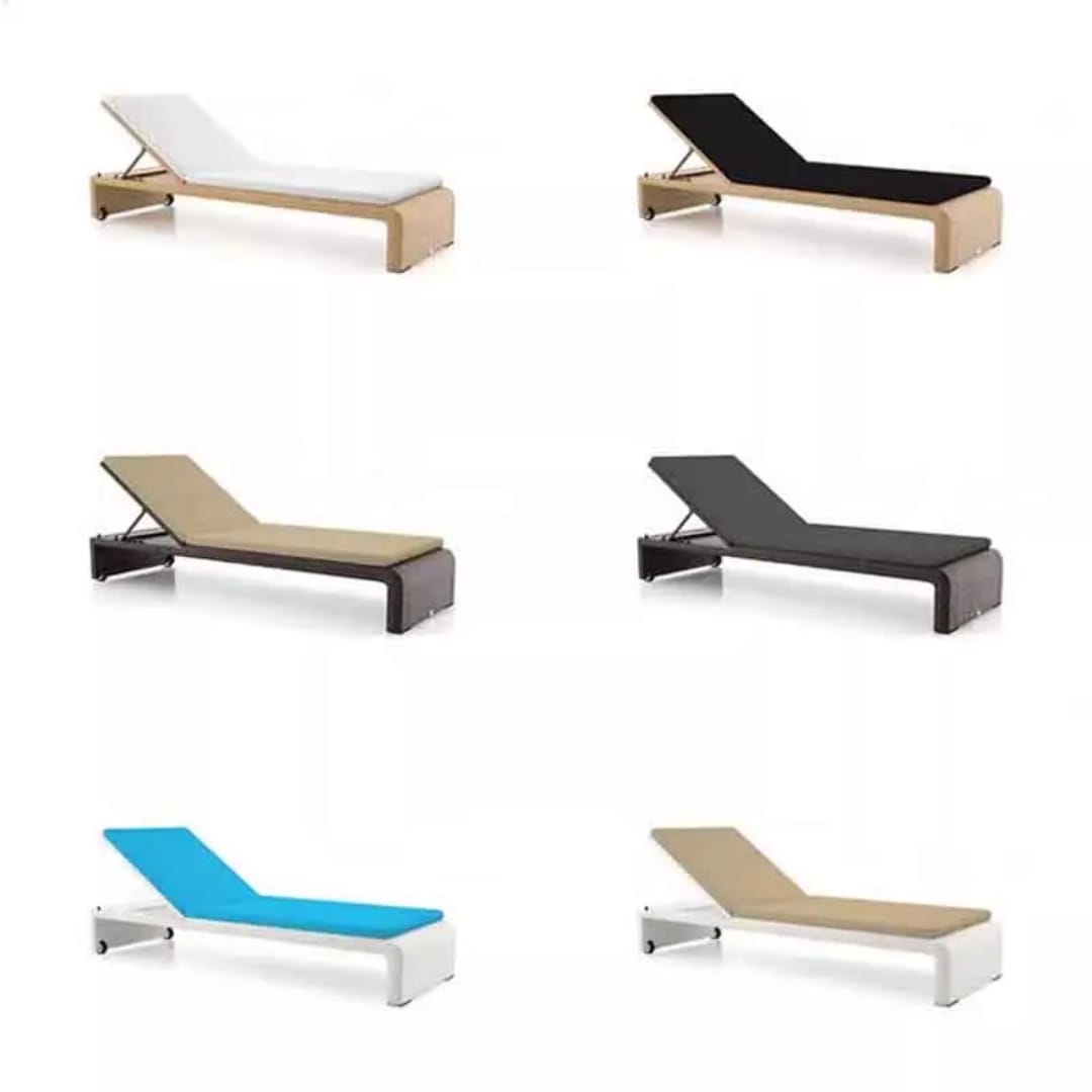 Solara Wicker Outdoor Chaise Lounger - Image 3