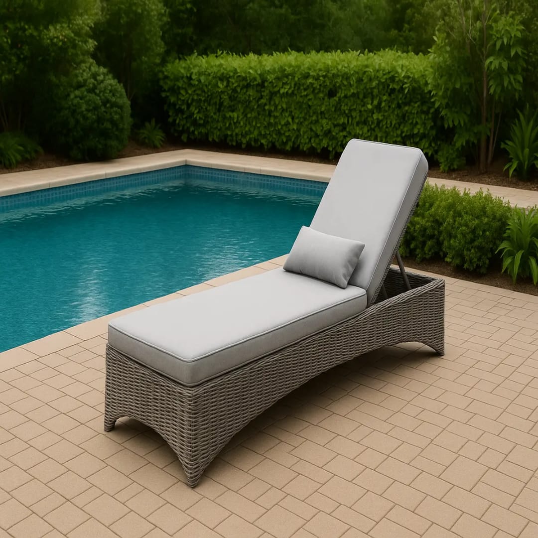 Zovika Drift Outdoor Chaise Lounge - Image 2