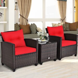 Zovika Crimson Balcony Set