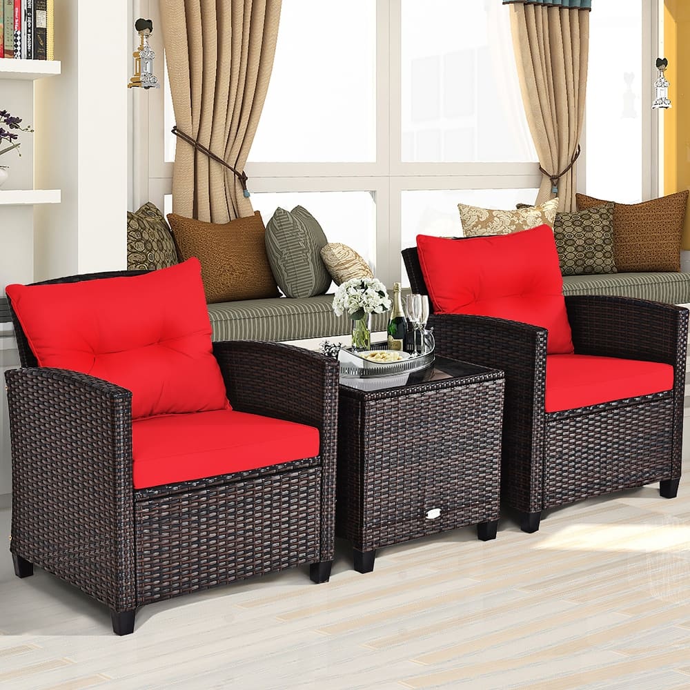 Zovika Crimson Balcony Set