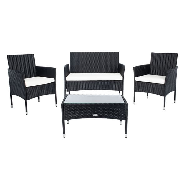 Zovika B&W Resin Wicker Patio Set - Image 6