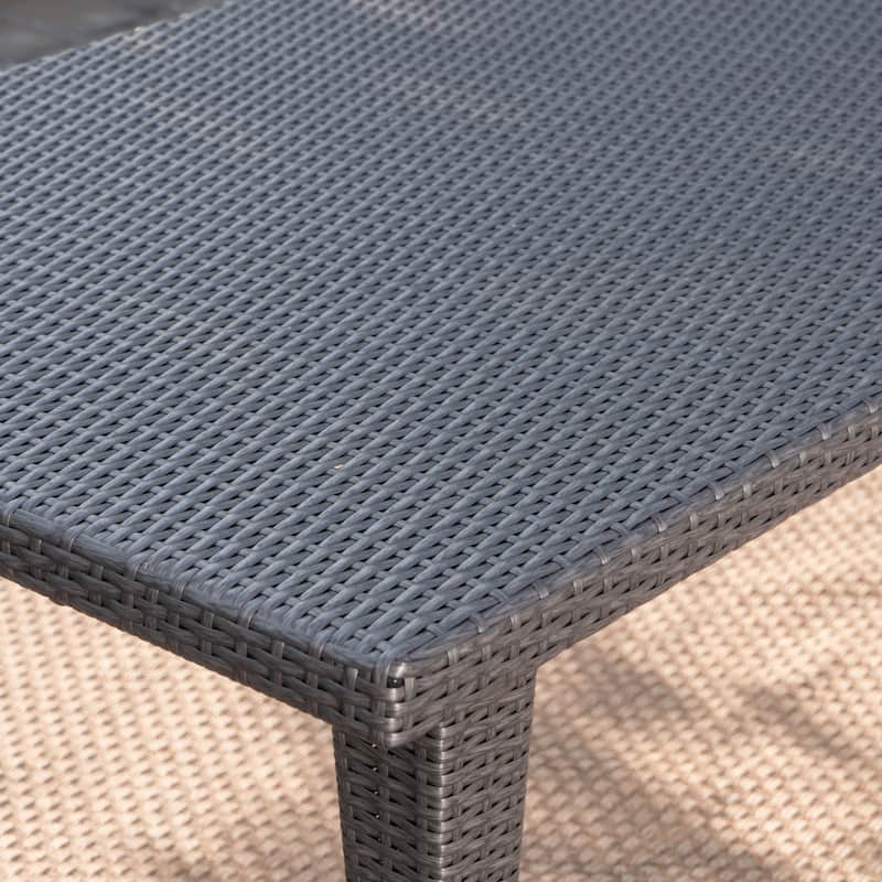Riviera Resin Wicker Outdoor Dining Set - Image 2