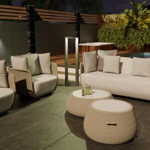 Zovika Veyra Rope Outdoor 4 Seater Sofa Set