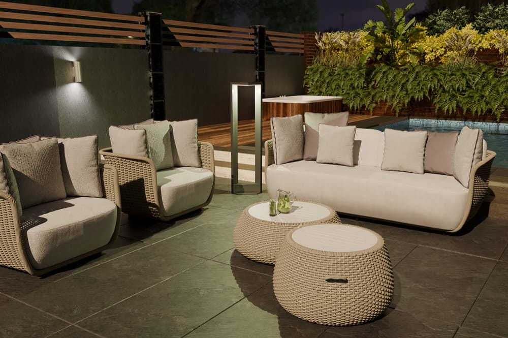 Zovika Veyra Rope Outdoor 4 Seater Sofa Set