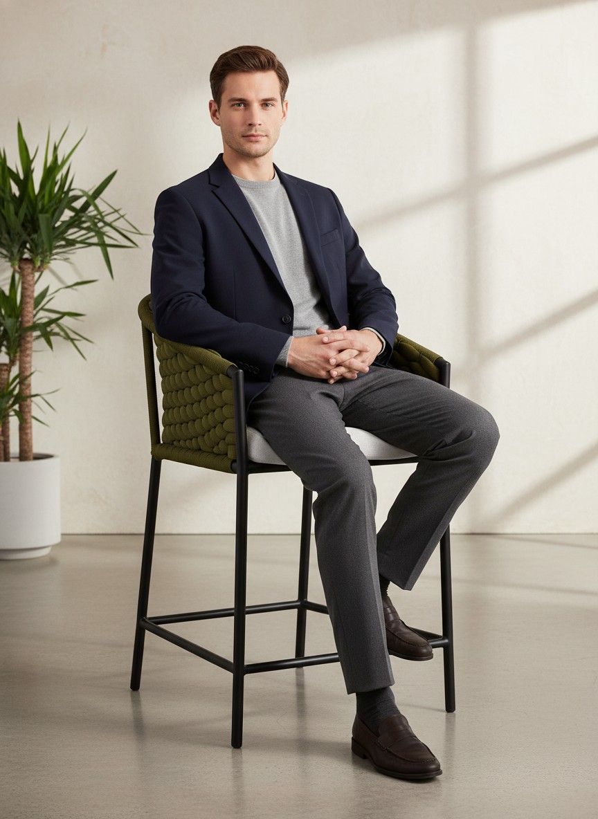 Zovika Lume Rope Bar Chair