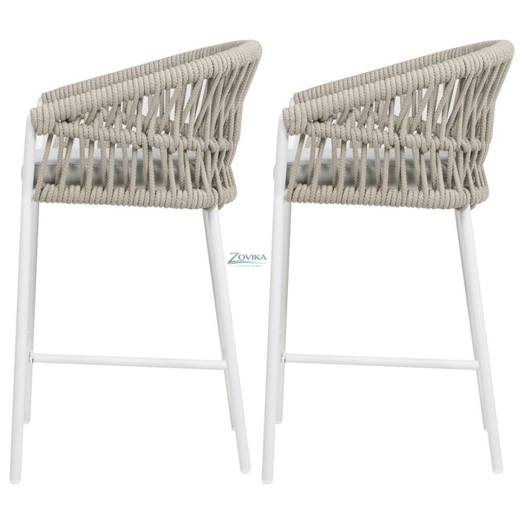 Zovika Helios Braided Bar Chair (Set of 2 Chairs) - Image 5