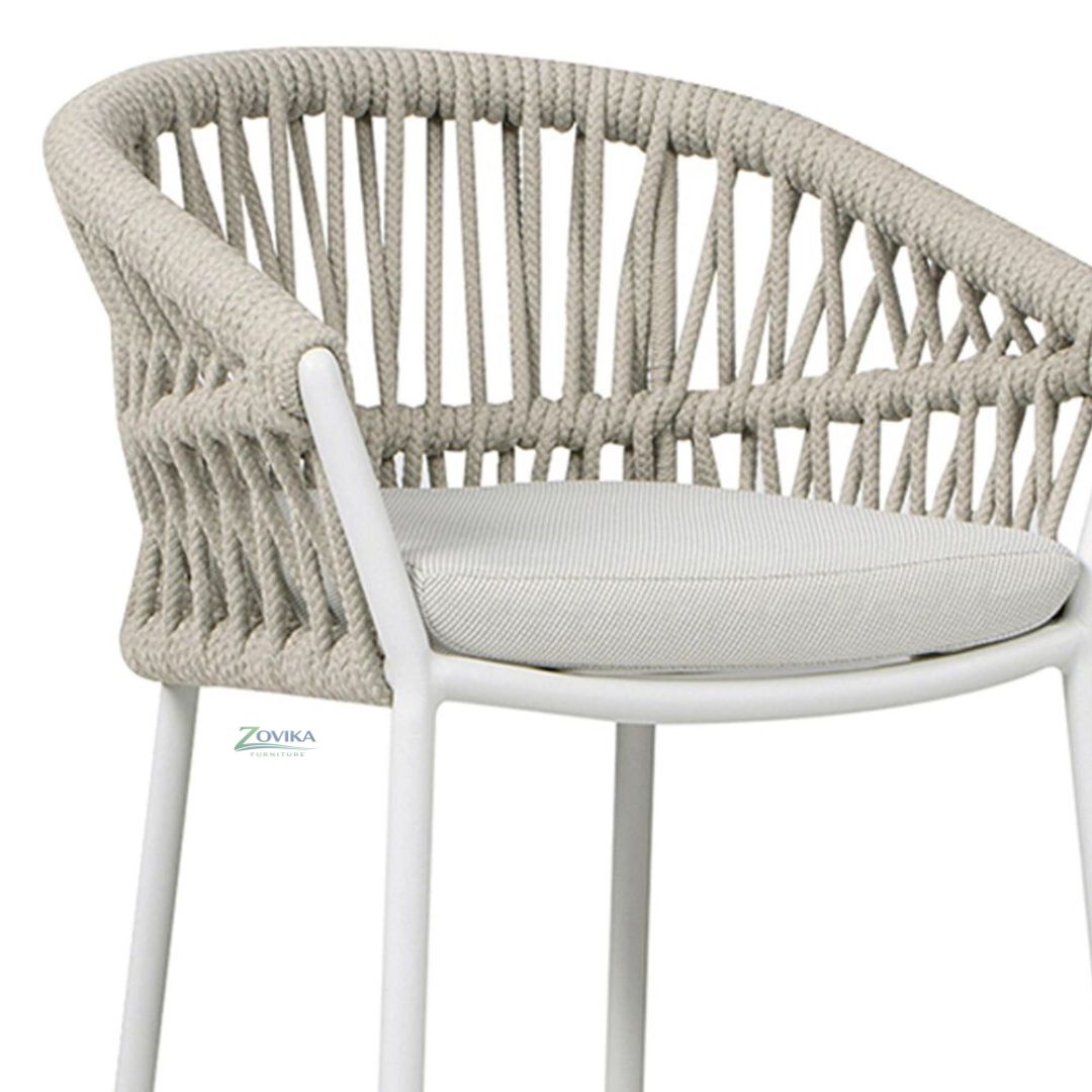 Zovika Helios Braided Bar Chair (Set of 2 Chairs) - Image 2