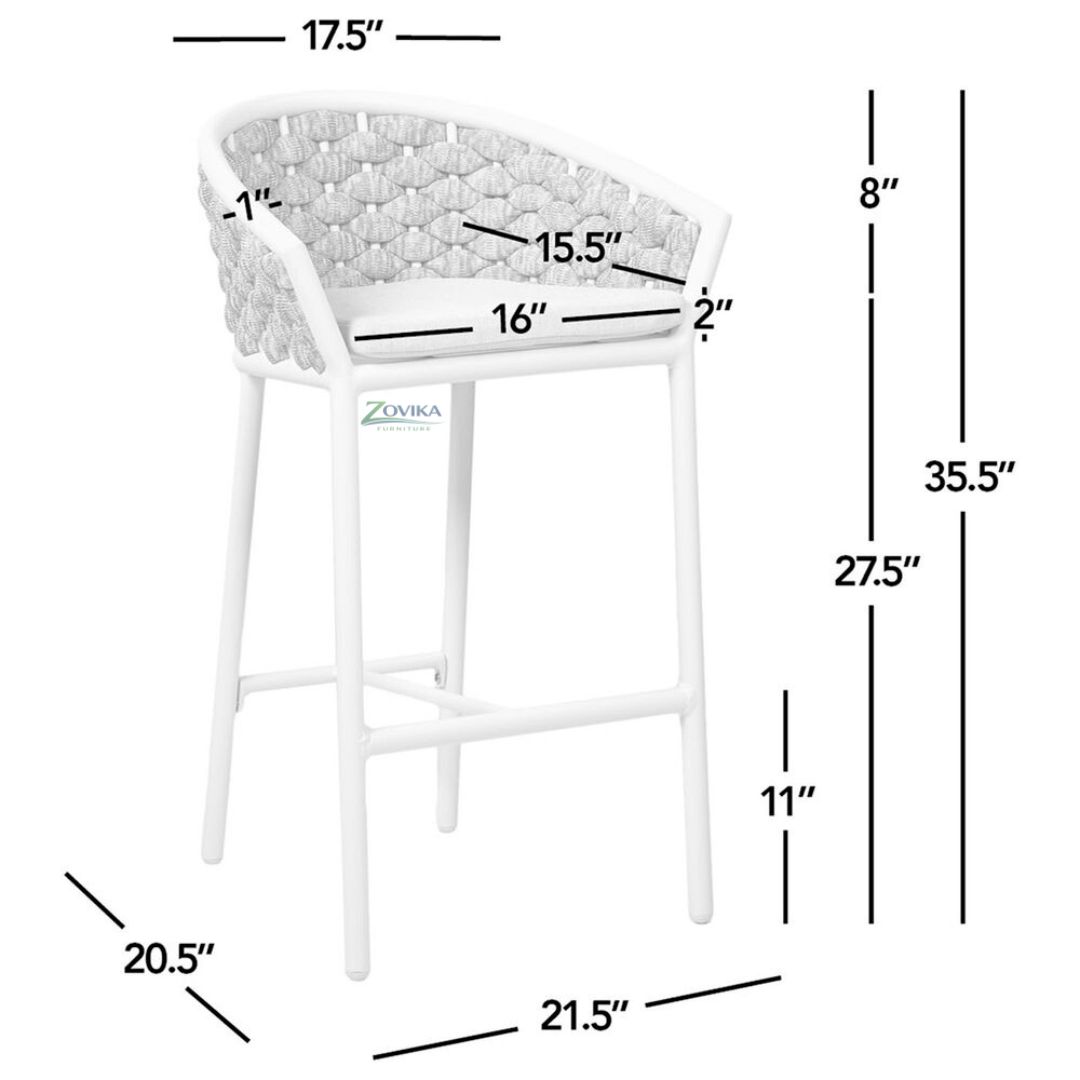 Zovika Nysa Outdoor Bistro Set - Image 5