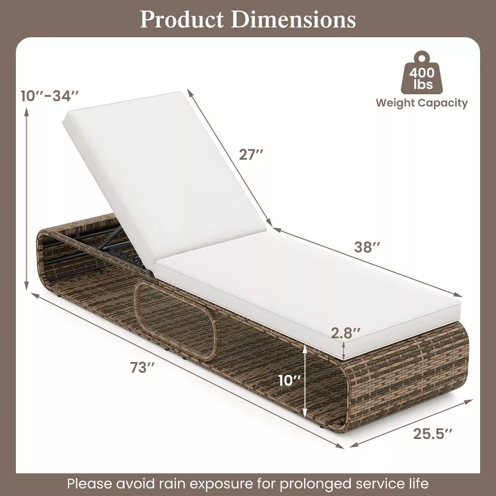 Zovika Poolside Lounger - Image 4